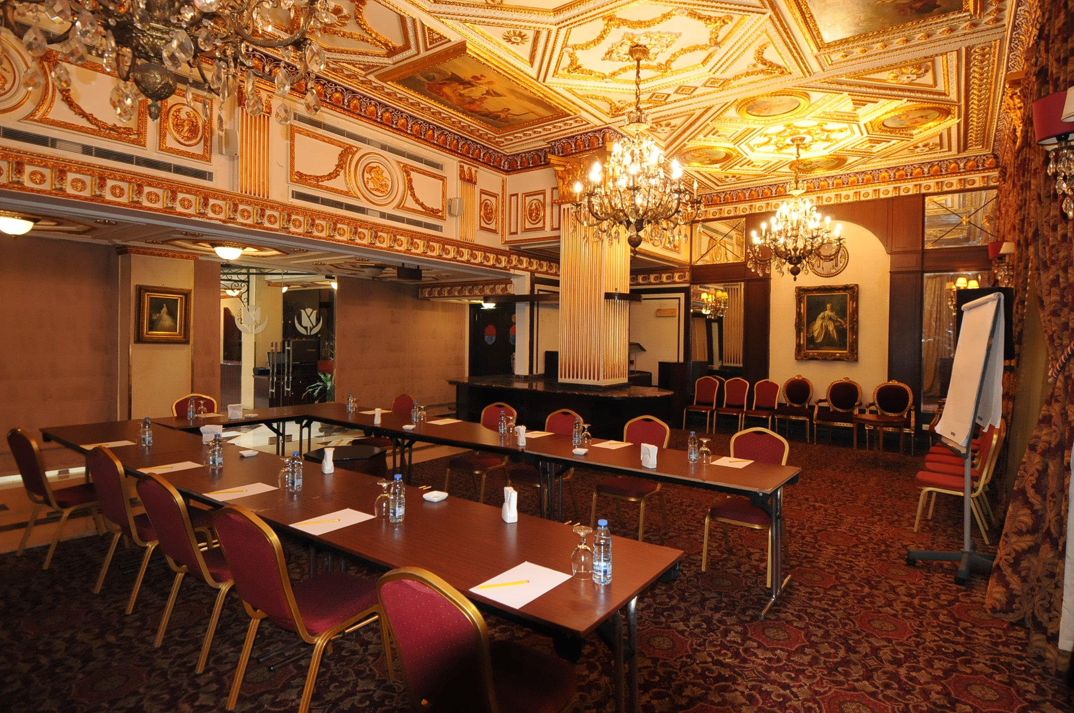 Boardroom set up for a corporate meeting at Serenada